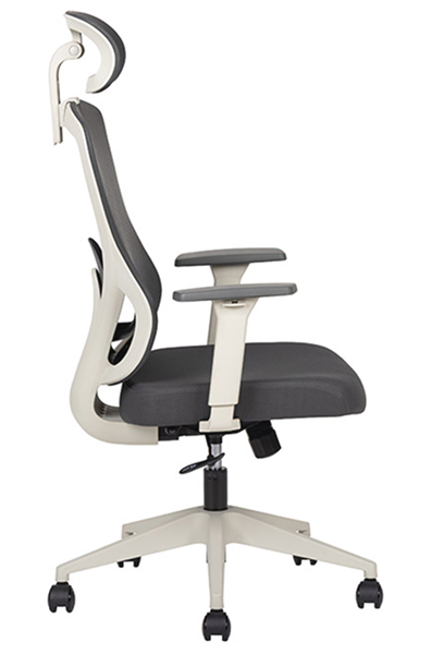 Pilot Respaldo alto blanco lado