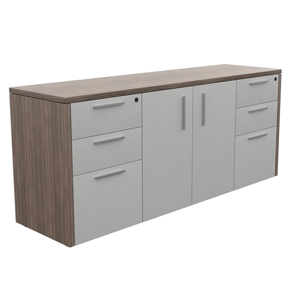 Credenza con cajonera y puertas
